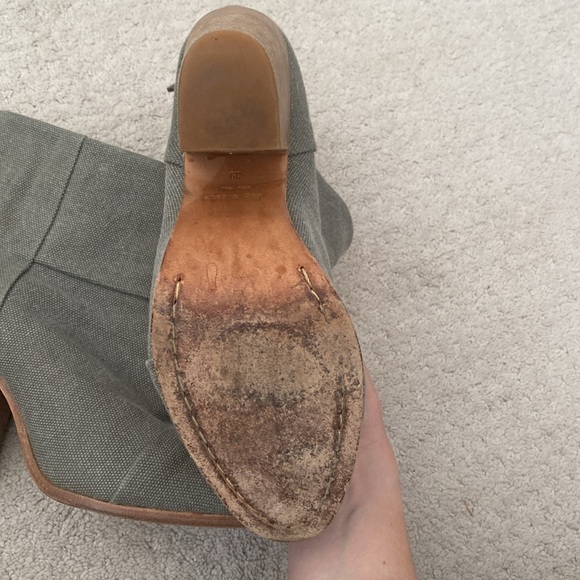 Rag and Bone canvas booties. Originally $395 - Picture 3 of 4